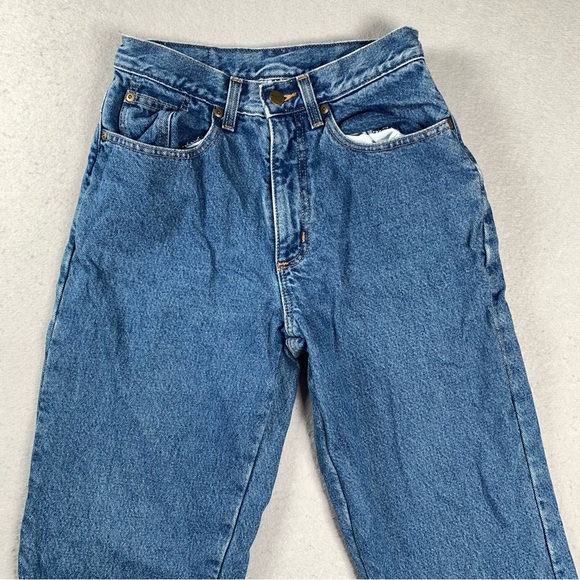 L.L. Bean Double L Relaxed Fit Jeans Womens 4T Blanket Lined Petite Vintage - Picture 3 of 16